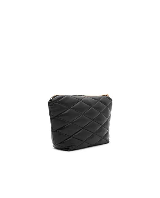 Saint Laurent Кожанная стеганная косметичка - Артикул: 834481-1EL07
