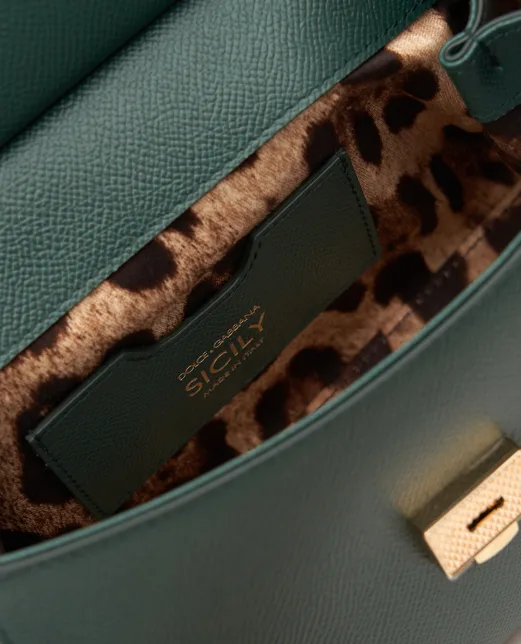 Dolce&Gabbana Шкіряна сумка Sicily Medium - Артикул: BB6003-B1001