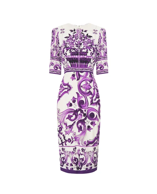 Dolce&Gabbana Сукня з шовку - Артикул: F6EAJT-HPAEL