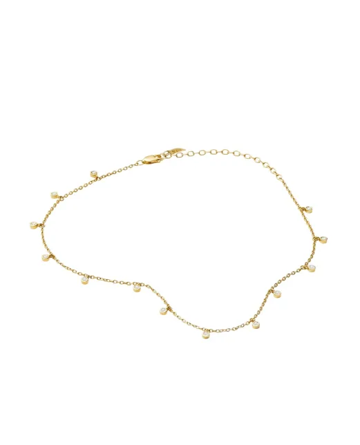 Missoma Намисто-чокер з підвісками з кристалів - Артикул: CM-G-NC1-CZ