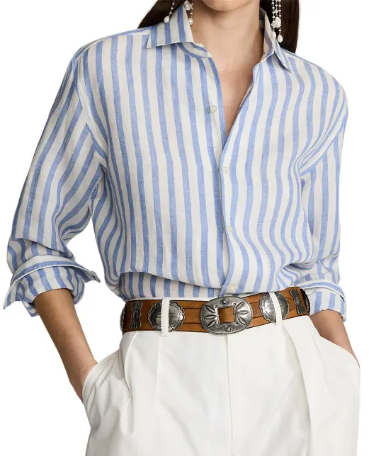 Ralph Lauren Collection Льняная рубашка - Артикул: 290975285001