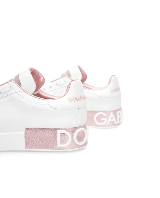 Dolce&Gabbana Шкіряні снікери Portofino - Артикул: CK1544-AX615