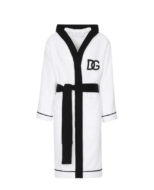 Dolce&Gabbana Халат з махрової бавовни - Артикул: TCF015-TCAHC