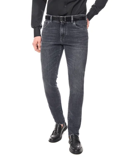 Dolce&Gabbana Джинсы с вышивкой логотипа - Артикул: GY07CZ-G8OW1