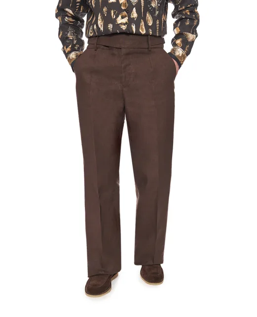 Dolce&Gabbana Штани з льону - Артикул: GP110T-FU4MC