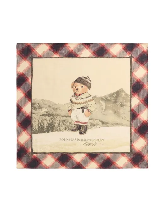Polo Ralph Lauren Платок Polo Bear из шерсти и шелка - Артикул: 455P04665001