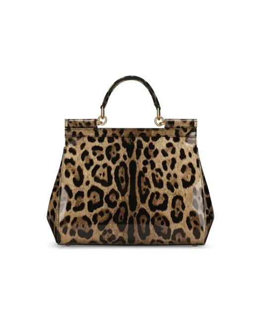 Dolce&Gabbana Кожаная сумка Sicily Medium - Артикул: BB6003-BM568