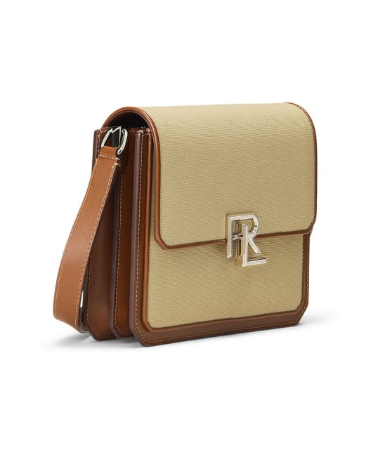Ralph Lauren Collection Сумка-кроссбоди из холста и кожи - Артикул: 435968250001