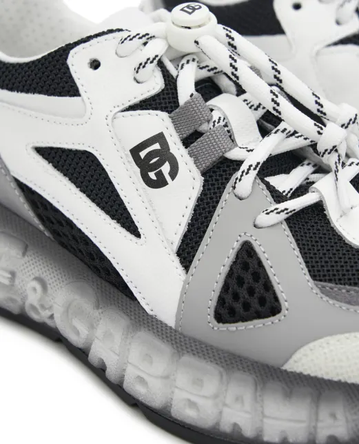 Dolce&Gabbana Дитячі кросівки DG Bounce 12 з нейлону та телячої шкіри - Артикул: DA5290-AX260-XL