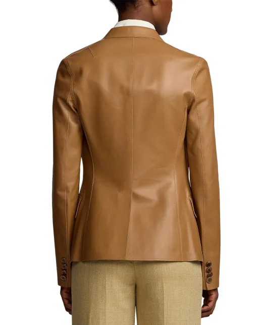 Ralph Lauren Collection Кожаный жакет - Артикул: 290965602001