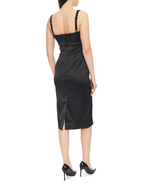 Dolce&Gabbana Атласна сукня - Артикул: F60AWT-GDDB2
