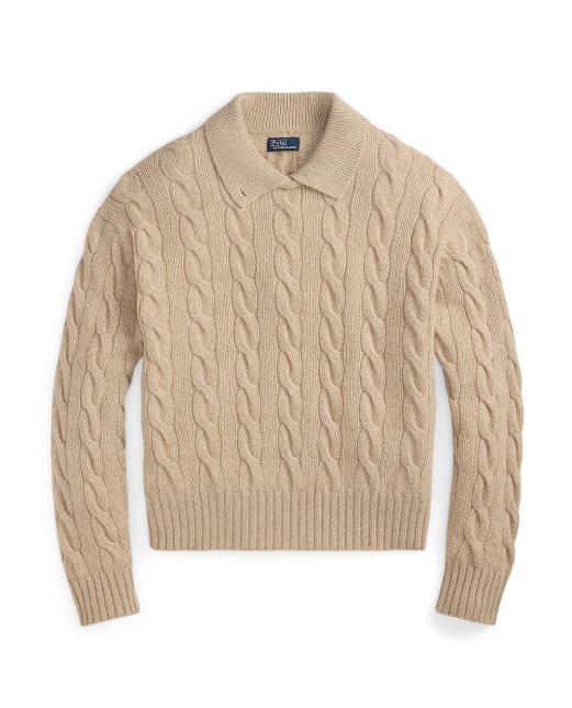 Polo Ralph Lauren Светр-поло з вовни та кашеміру - Артикул: 211A88632001