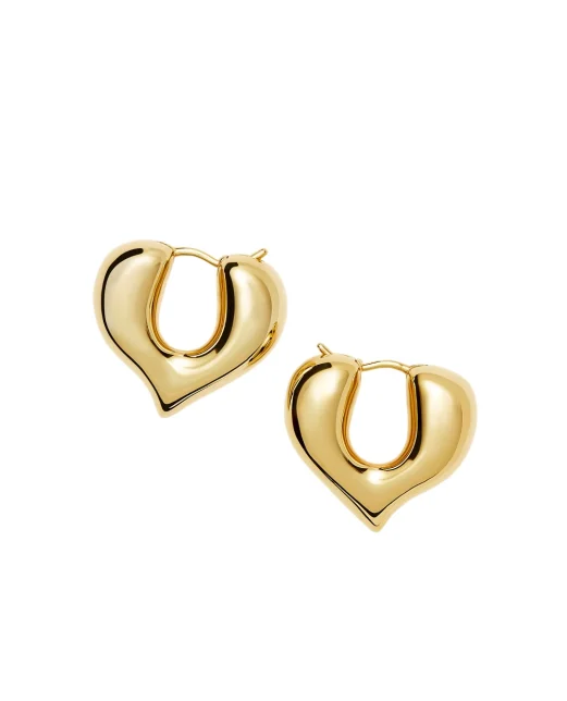 Missoma Сережки-кільця у формі серця - Артикул: VAL-G-E2-NS