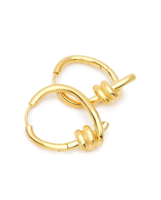 Completedworks Сережки з переробленого золота вермель - Артикул: V032-gold