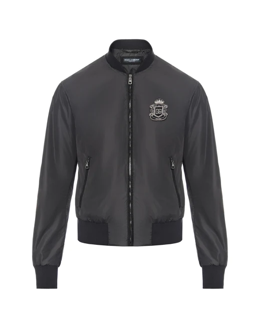 Dolce&Gabbana Бомбер с аппликацией логотипа - Артикул: G9ABPZ-GK292