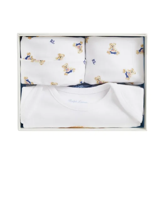 Polo Ralph Lauren Подарочный набор, детское боди из хлопка - Артикул: 320P00760001