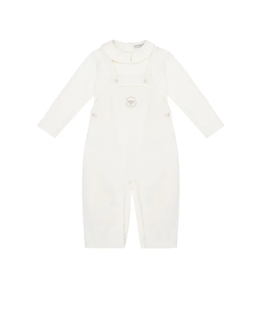 Dolce&Gabbana Детский комплект из бархата - Артикул: L12O00-G7PFP