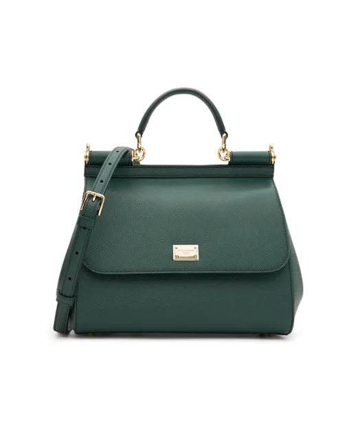 Dolce&Gabbana Сумка Sicily Large з телячої шкіри - Артикул: BB6002-B1001