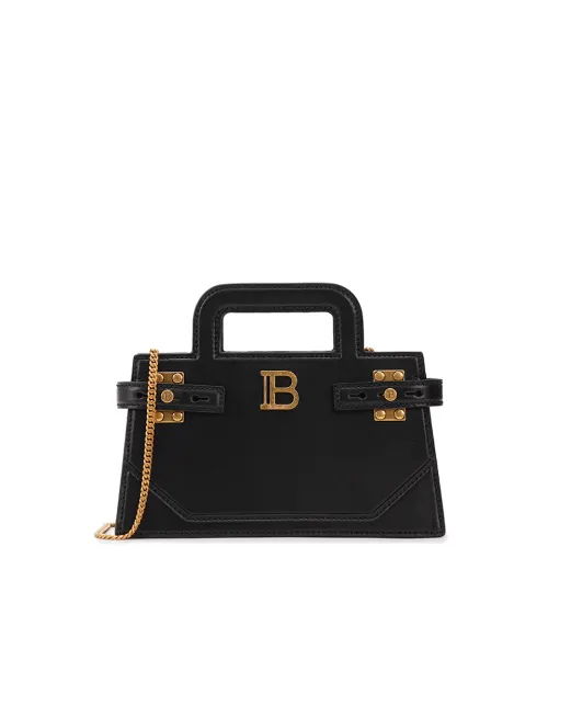 Balmain Кожаная сумка B-Buzz Top Small - Артикул: EN1KJ931LSLX