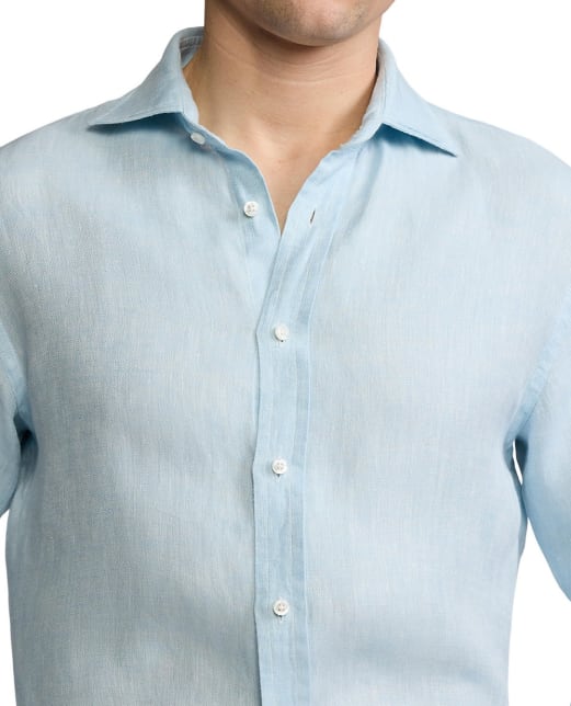 Ralph Lauren Purple Label Льняная рубашка - Артикул: 790964218006