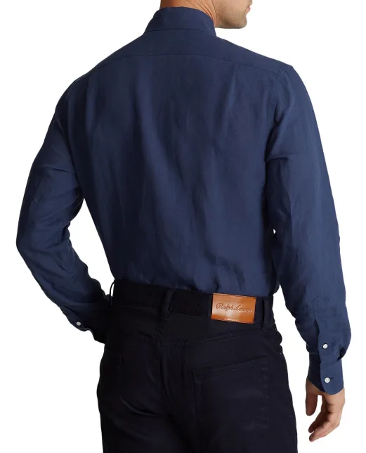 Ralph Lauren Purple Label Льняная рубашка - Артикул: 790587253007