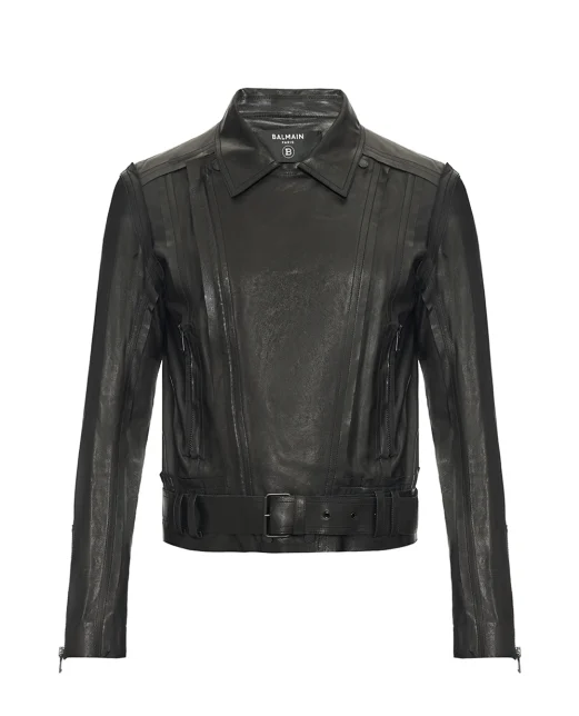 Balmain Шкіряна куртка - Артикул: FH1TD625LD63