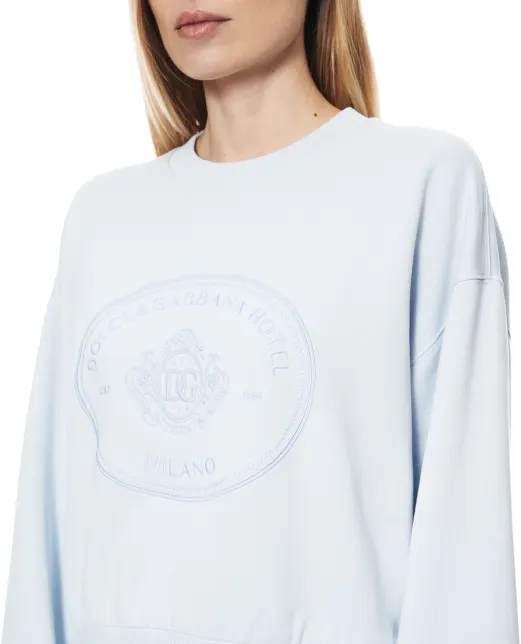 Dolce&Gabbana Світшот з вишивкою (костюм) - Артикул: F9Q92Z-GDDMO