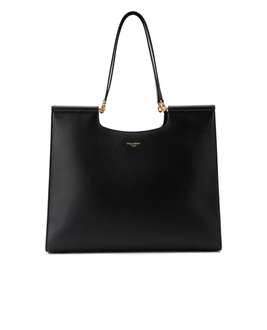Dolce&Gabbana Кожаная сумка-шоппер Sicily Large - Артикул: BB7727-B7321