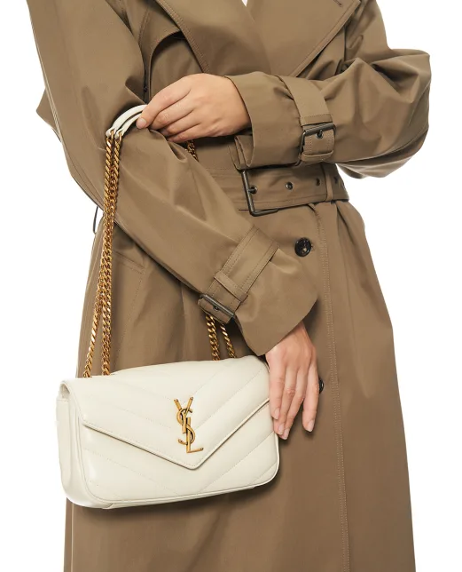 Saint Laurent Сумка зі шкіри Loulou Small - Артикул: 801437-AAEAX