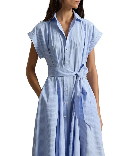 Polo Ralph Lauren Платье-рубашка в полоску - Артикул: 211A96363001