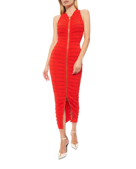 Balmain Сукня довга без рукавів - Артикул: FF0RO170KI96