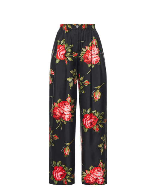 Dolce&Gabbana Пижамные брюки из шёлка - Артикул: FTDIVT-IS11G