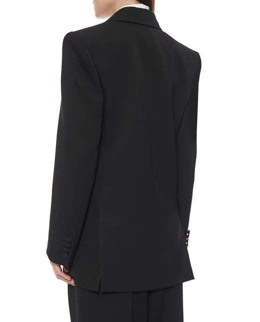 Saint Laurent Двобортний жакет із вовни - Артикул: 828008-Y7E63