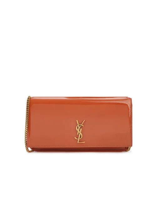 Saint Laurent Кожаная сумка Cassandre Phone Case - Артикул: 820175-AAD17