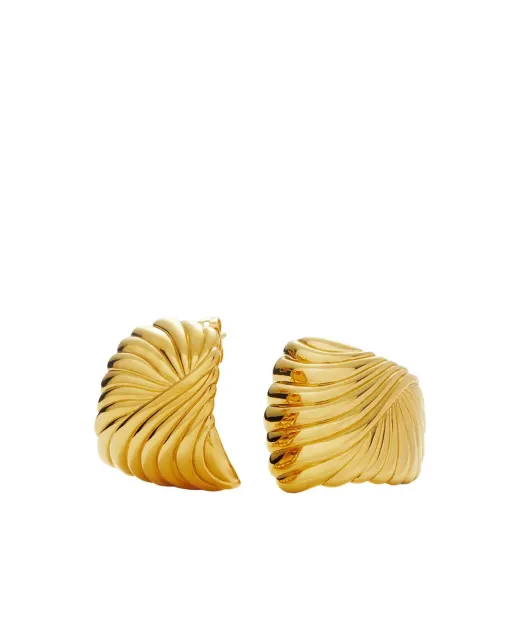 Missoma Сережки-гвіздки Ripple Oversized - Артикул: WR-G-E8-NS