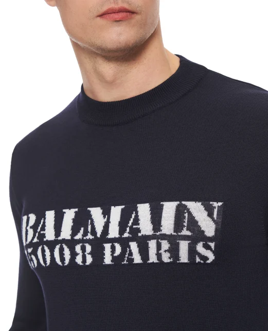 Balmain Джемпер из шерсти - Артикул: FH1KD000KI84