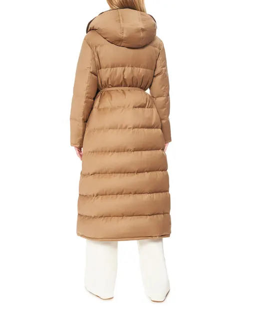 Yves Salomon Пальто довге з вовни та хутра норки - Артикул: 26WYM02025WO2W