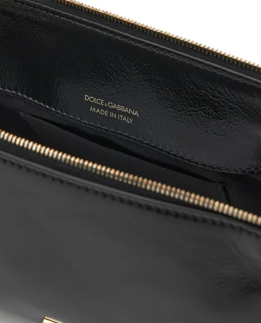 Dolce&Gabbana Сумка Vittoria Small з підвісками з телячої шкіри - Артикул: BB7889-A0070