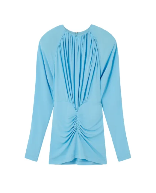 Stella McCartney Платье плиссированное с длинными рукавами - Артикул: 6A06393GU301