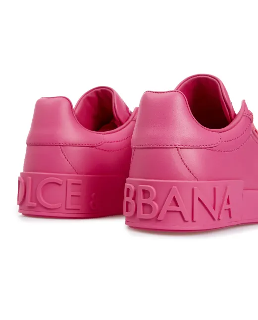 Dolce&Gabbana Шкіряні снікери Portofino - Артикул: CK1544-A1065-s