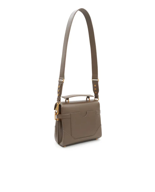 Balmain Кожаная сумка B-Buzz 23 - Артикул: FN1DB526LSLX