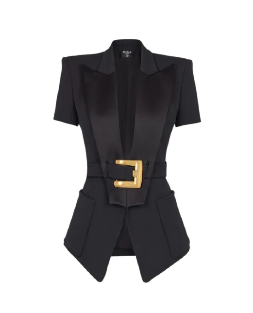 Balmain Жакет Grain de Poudre із вовни - Артикул: GF1SB225ME54