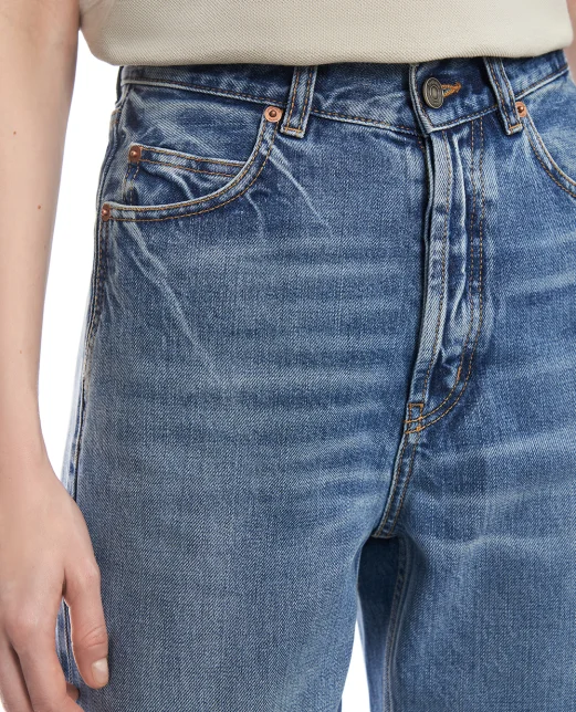 Saint Laurent Джинсы с эффектом потертости - Артикул: 834135-Y28EA