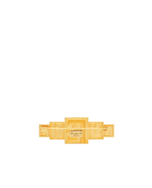 Balmain 3D-Брошь с кристаллами - Артикул: GN1XM590MBAS