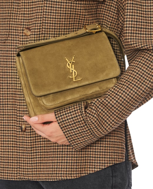Saint Laurent Сумка NIKI из замши - Артикул: 718556-1U80W