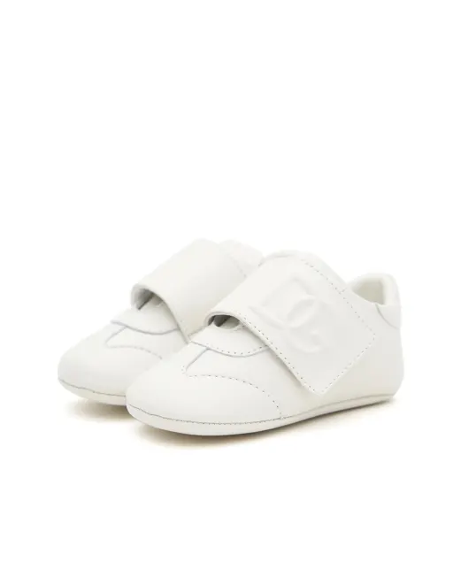 Dolce&Gabbana Дитячі кросівки зі шкіри - Артикул: DK0159-A1121