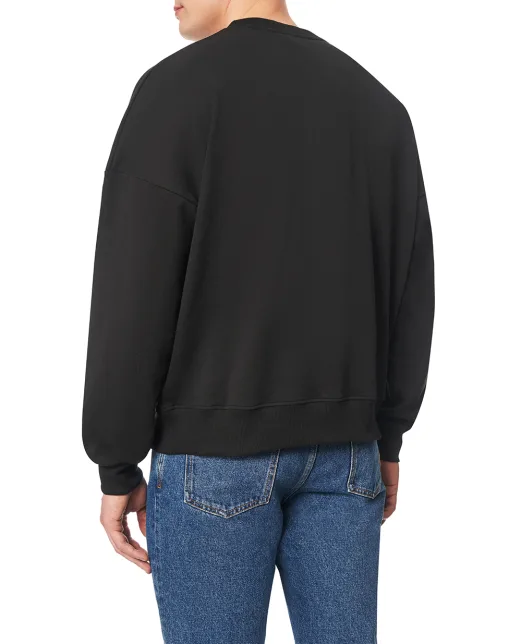 Balmain Світшот із оксамитовим логотипом - Артикул: GH1JS191GF46