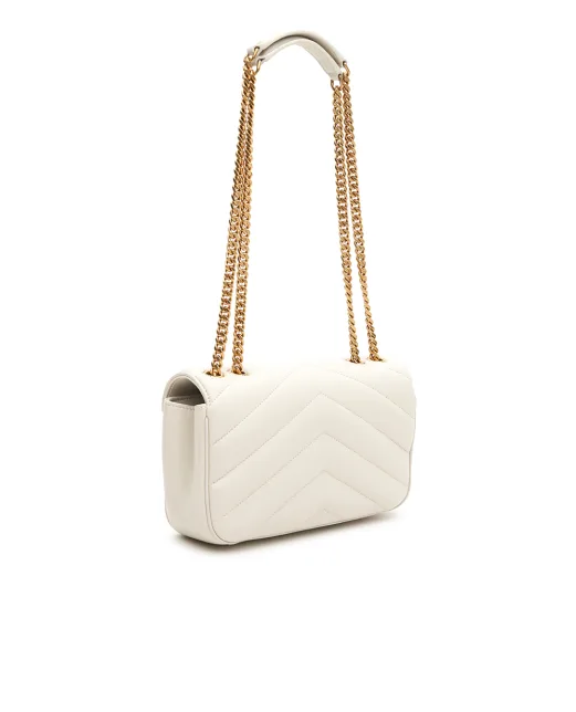 Saint Laurent Сумка зі шкіри Loulou Small - Артикул: 801437-AAEAX