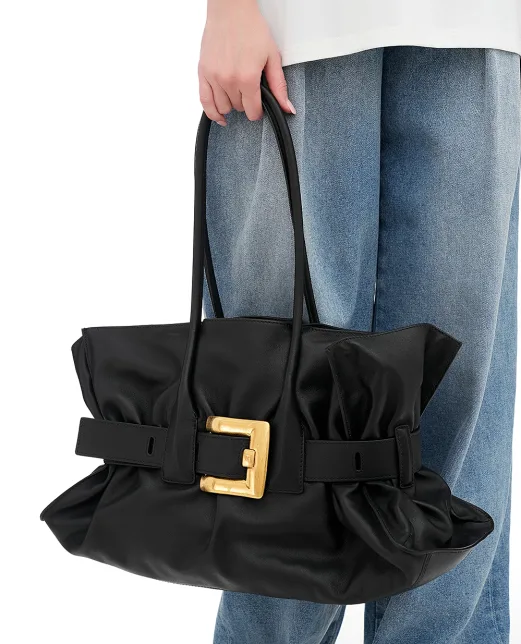 Balmain Кожаная сумка Anthem Large - Артикул: EN0DB991LMXL