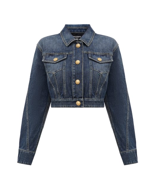 Balmain Джинсова куртка - Артикул: EF1TC180DF65
